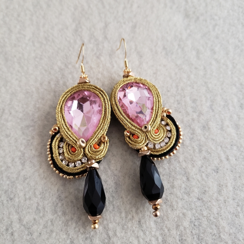 Stunning Soutache dangle earrings